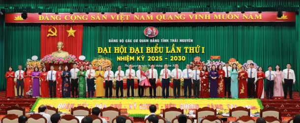 ĐOÀN ĐẠI BIỂU ĐẢNG BỘ TRƯỜNG CHÍNH TRỊ TỈNH DỰ ĐẠI HỘI ĐẠI BIỂU ĐẢNG BỘ CÁC CƠ QUAN ĐẢNG TỈNH THÁI NGUYÊN  LẦN THỨ I, NHIỆM KỲ 2025 - 2030