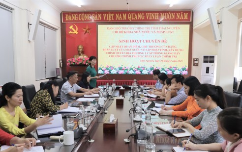 Khoa NN sinh hoạt chuyên đê