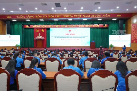 Chi đoàn Trường Chính trị tỉnh Thái Nguyên tham dự Chương trình phát động phong trào cán bộ, công chức, viên chức trẻ xung phong đi tăng cường tại cơ sở