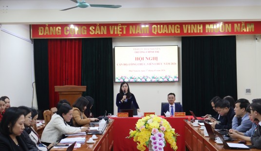 Đc Nguyễn Thu Huyền, TUV, Hiệu trưởng phát biểu