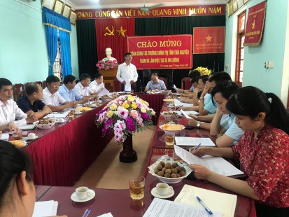 Khoa Lý luận cơ sở đi nghiên cứu thực tế tại xã Ôn Lương, huyện Phú Lương