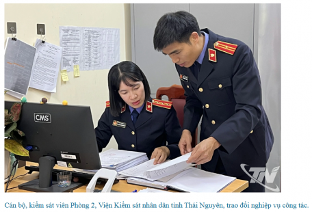 Nâng cao chất lượng công tác thực hành quyền công tố và kiểm sát hoạt động tư pháp trong lĩnh vực hình sự tại Viện Kiểm sát Nhân dân tỉnh thái nguyên